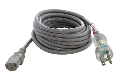 Straight Plug Straight Medical Grade Power Cord