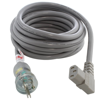 Elbow Plug- Straight Medical Grade Power Cord