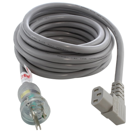 Elbow Plug- Straight Medical Grade Power Cord